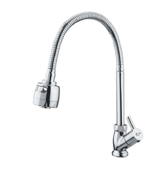 SINK LEVER SINK MIXEE MULTI FLOW- 2 Flow (Table Mounted with Revolving Spout)